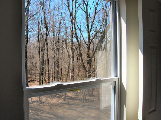 View from the master bath