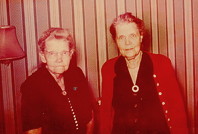 Sisters Clara Weeks and Annie Shonyo