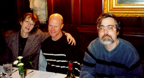 Carrie and Terry Trask, Jim Mann, Thanksgiving, Massachusetts, 1998