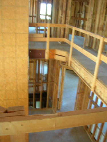 Library looking down from the second floor