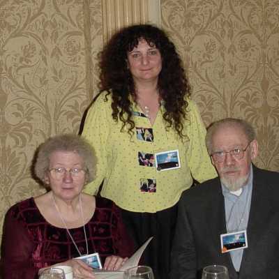 Ellen Datlow with Fruma and Phil Klass (William Tenn)