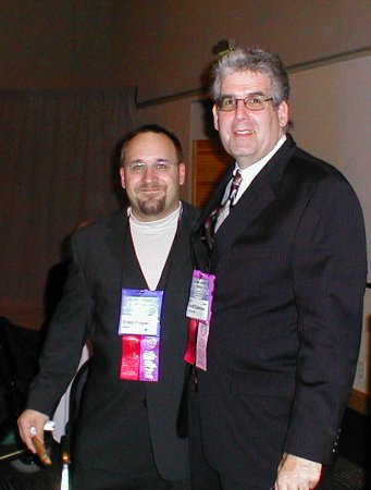 Craig Engler and Scott Edelman (nominees for best Web site)