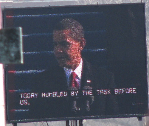 President Barack Obama Gives His Inaugural Address